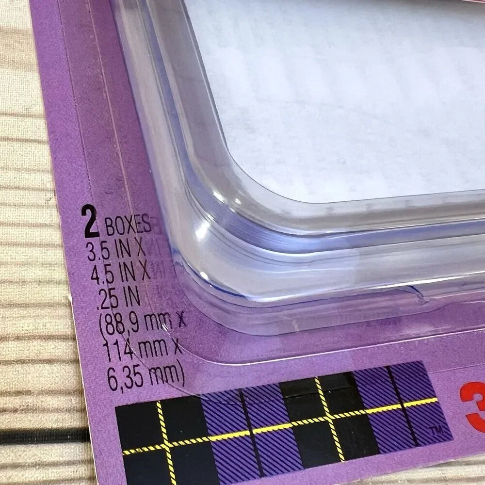 Scotch 3M Keepsake Display Boxes Lot of 12 (6 Packs) Acid Free Clear Scrapbook